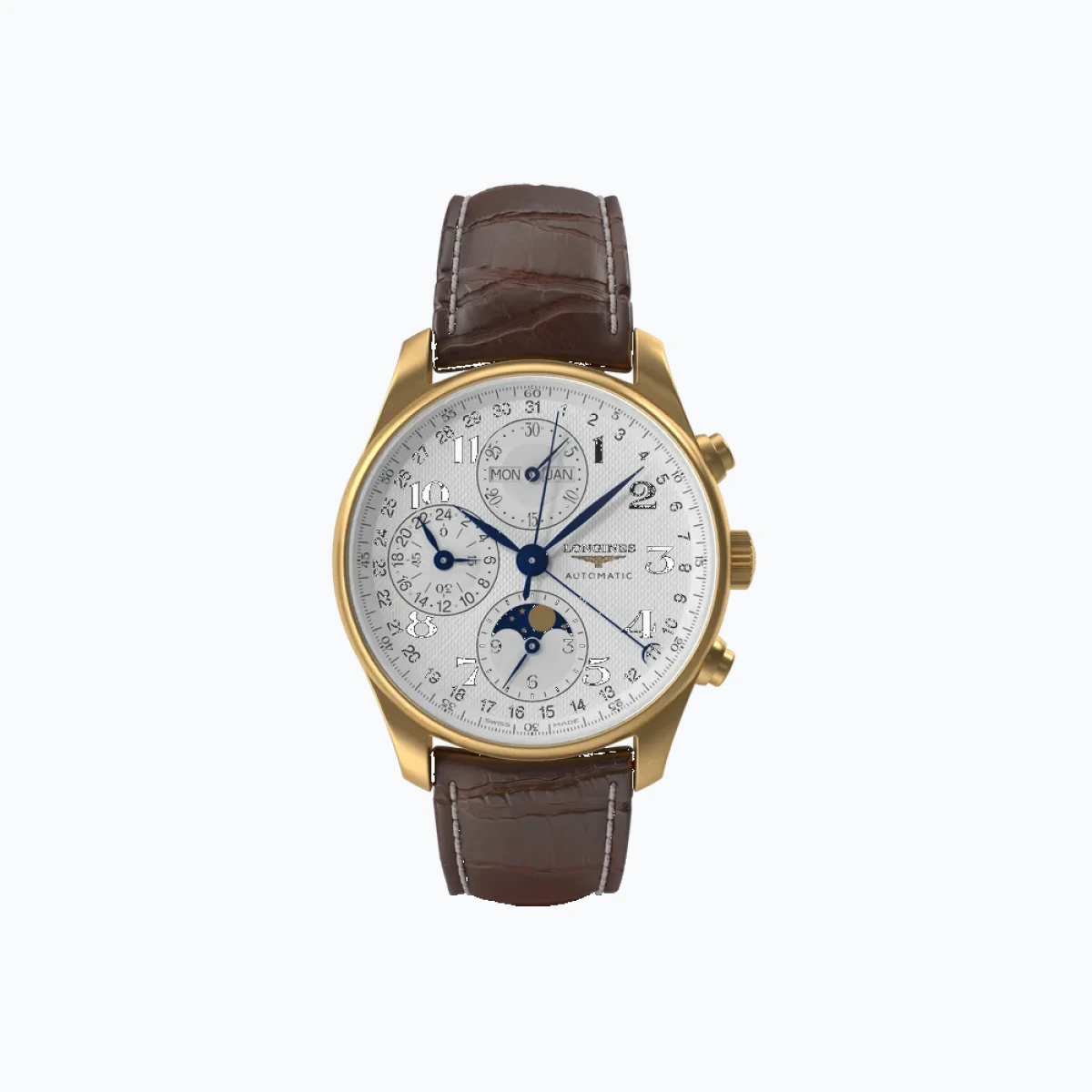 Brown Leather Belt Watch