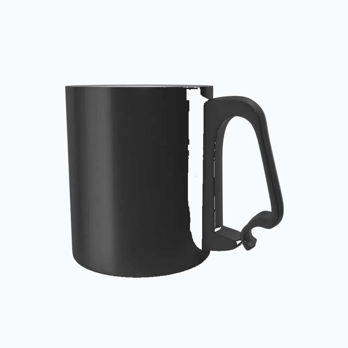 Black Aluminium Cup