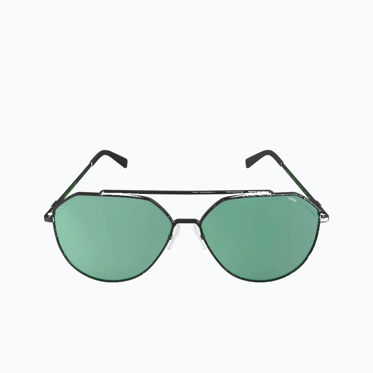 Green and Black Glasses